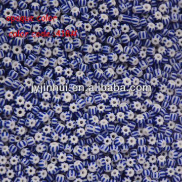 Czech opaque glass bead for garments 12/0