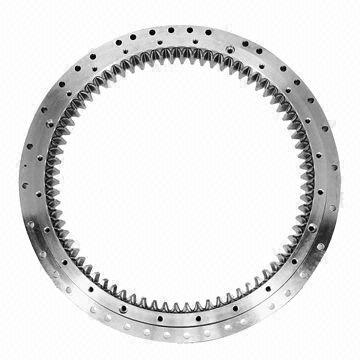 Single-row roller four-point contact ball slewing ring bearing