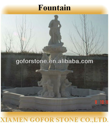 Supply big water fountains, marble fountain