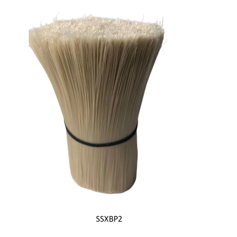 White Bristle Imitated Highly Absorbtion Paint Brushes Filament