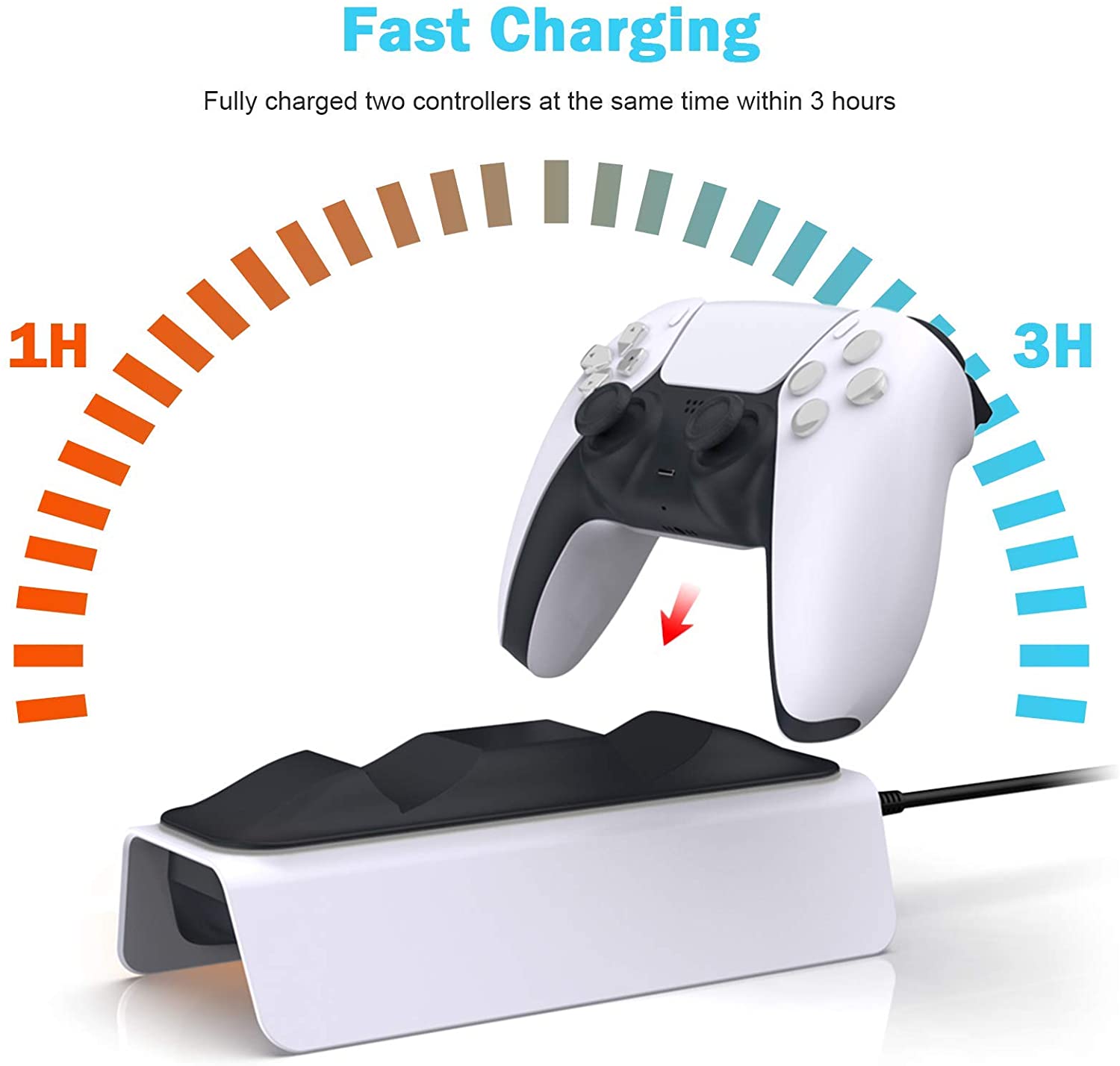 newly charging dock LED for PS5 Controller