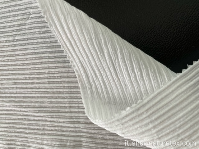 Tessuti intrecciati al 100% di cotone a strisce per camicia e vestito da donna