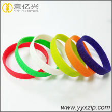 promotional gifts debossed your logo rubber bracelet