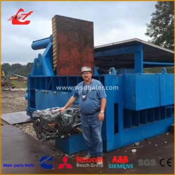 Hydraulic waste aluminum cans baler