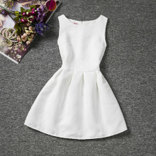 Cute white fashion girls net dress communion dresses for kids