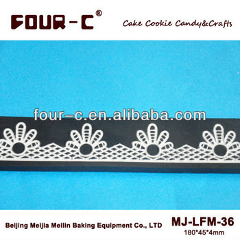Customized silicone lace mat,lace border silicone mat,cake border design