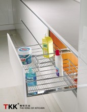 TKK Cabinet Sliding Basket Wire Sink Baskets
