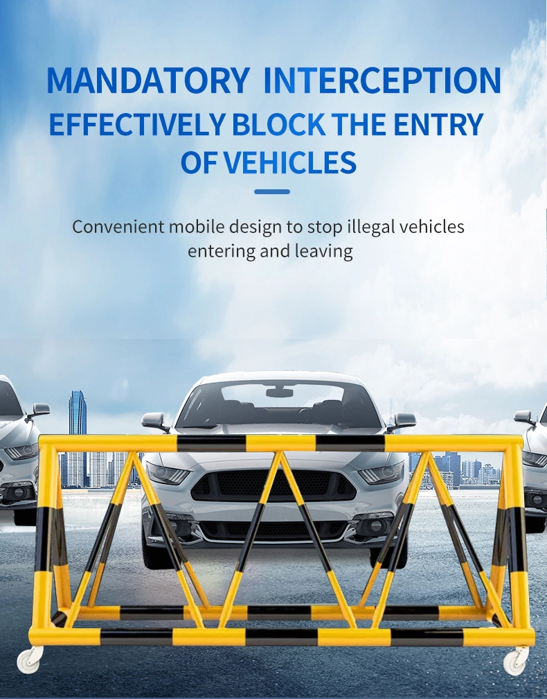 High Quality Roadblock Closing Barrier Customizable Mobile Traffic Barriers