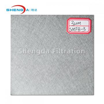 Material de filtro sinterizado de fibra de metal