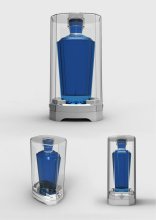 PET injection wine packaging box