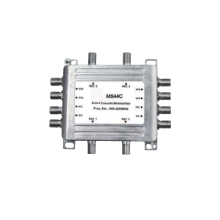 Professional Satellite Multi-Switch: 4x4 Outputs, 2 dB, 12-20VDC, Durable Signal MS44C
