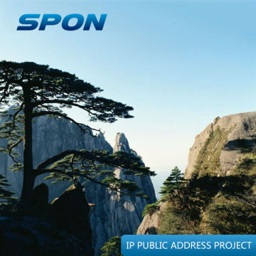 SPON IP PA/audio&intercom system solution for park/garden