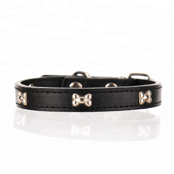 Luxury Soft Coller Adjustable Leather Pet Dog Collars