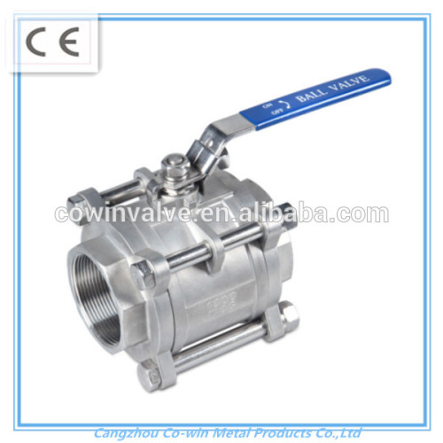 1000 wog 3pc ball valve