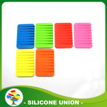 Multicolor Waterproof Bathroom Accessory Silicone Soap Box