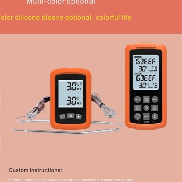 Dual Sonden RF Wireless Control Grill Thermometer