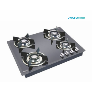 Glen Auto Ignition Glass Hob 4 Burners