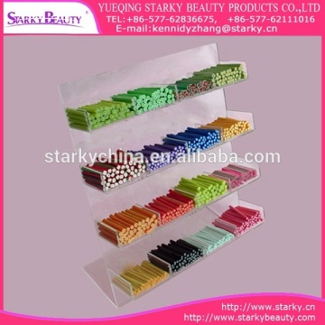 Factory Direct latest acrylic storage shelf/acrylic nail polish organizer