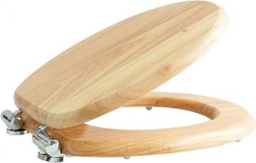 Fanmitrk natural wood Toilet seat, easy to clean