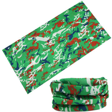 green camouflage pattern funny bandana in stock