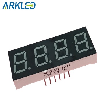 0.4 inch four digits led display YG color