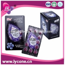 Hard boiled sweets and sour honey grape flavour fruit hard candy