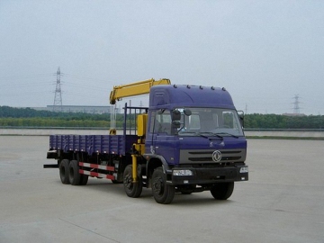 Dongfeng used small city crane trucks for sale