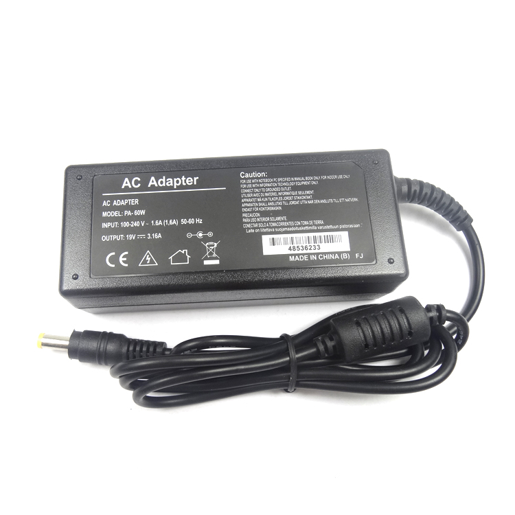 DC jakı 5.5 * 2.1mm 19V 3.16A Güç Kaynağı Adaptörü