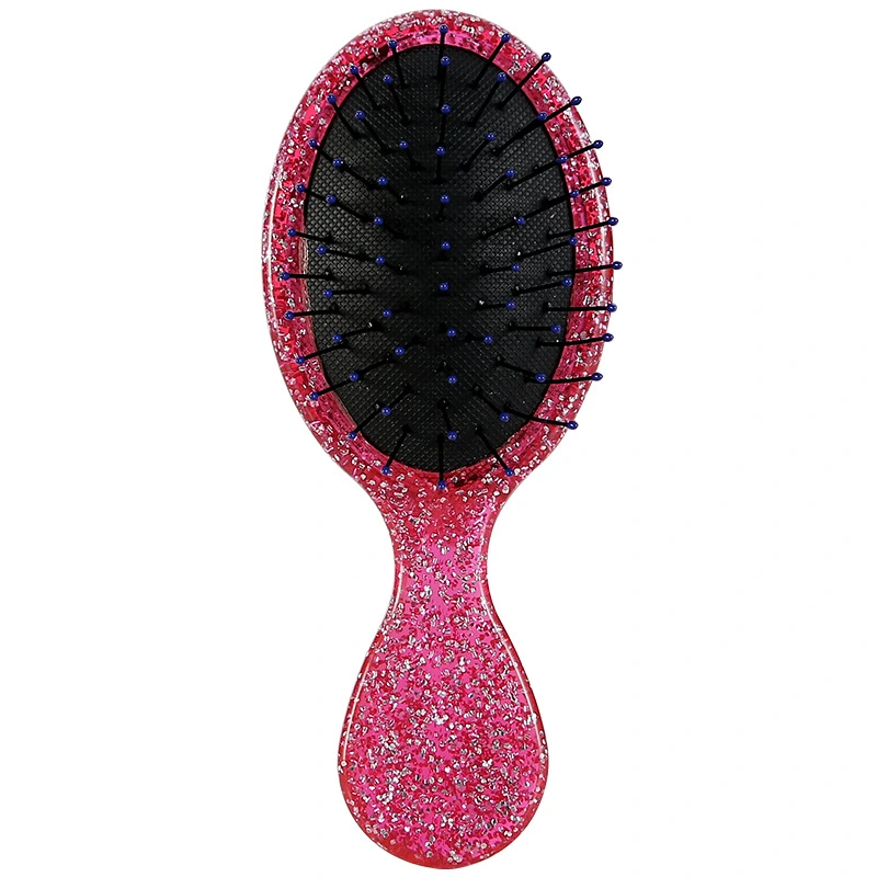 Pink Glitter Detangle Hair Brush for Wet and Dry Hair