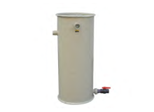 Vertical flow sedimentation filter