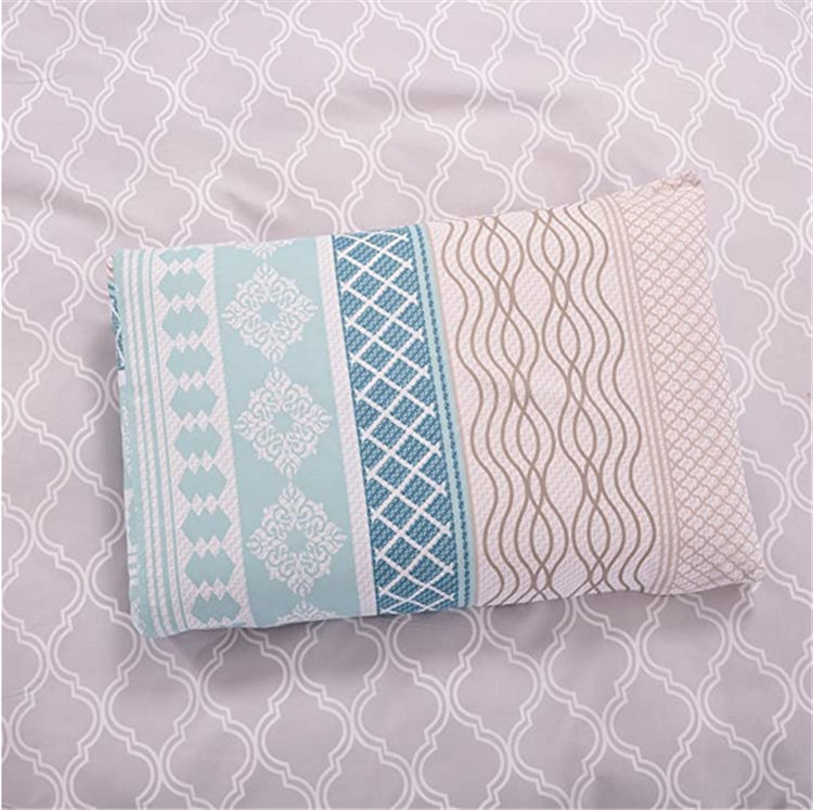 100% polyester microfiber fabric printing bedding Duvet Cover 3pcs Set with zipper closure