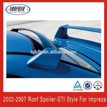 Fiber Glass STI Style Roof Spoiler For Impreza STI 02-07 Car Spoiler