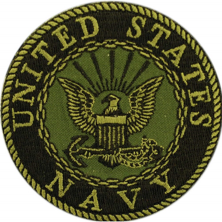 Seal Army Embroidered Cloth Stickers