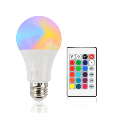 RGBW remote control led bulb