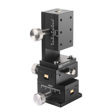 Aluminum Alloy Manual XYZ-Axis Dovetail Groove Stage 60mm