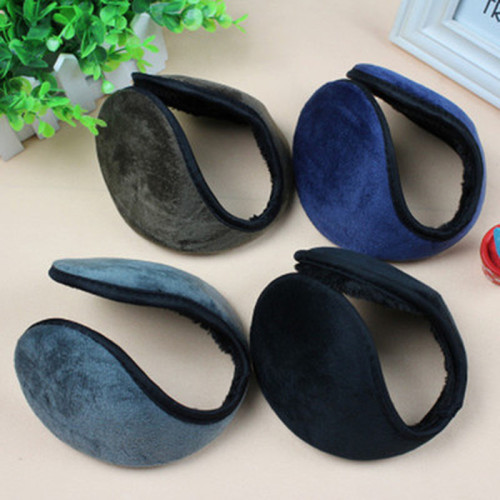1Pair Bandless Ear Muffs Winter Thick Warm Fleece Ear Muffs Ear Covers Women Men Ourdoor Cold Weather Windproof Ear Warmer
