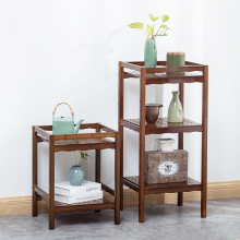 Sleek Bamboo Ashtray Holder for Home Office