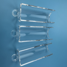 High Temperature Resistant Cleaning Quartz Boat for Laboratory Research