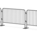 Galvanized can be customized punching stadium temporary  fence