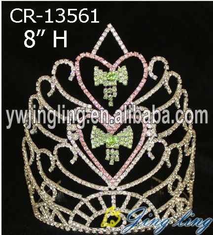 Wholesale Rhinestone Bell Christmas Pageant Crowns