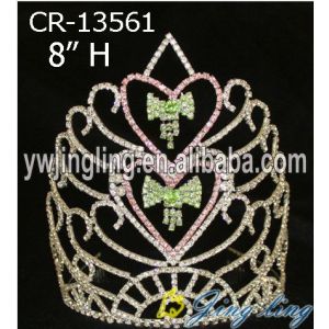 Wholesale Rhinestone Bell Christmas Pageant Crowns