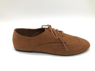 Ladies Shoes Classic Lace Up Dress Low Flat