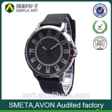 Nylon Strap Alloy Case Japan Movt Men Quartz Watch