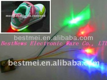 Cheap running shoes flash lights for kids