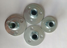 Zinc plated  tee nut for cliff climbing