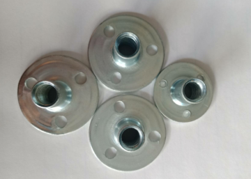 Zinc plated  tee nut for cliff climbing