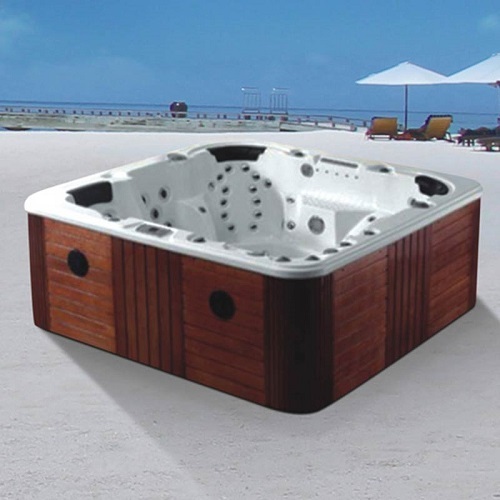 Außenschwimmbad Whirlpool-Badewanne