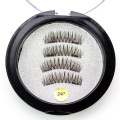 3D best magnetic eyelashes brown two magnet