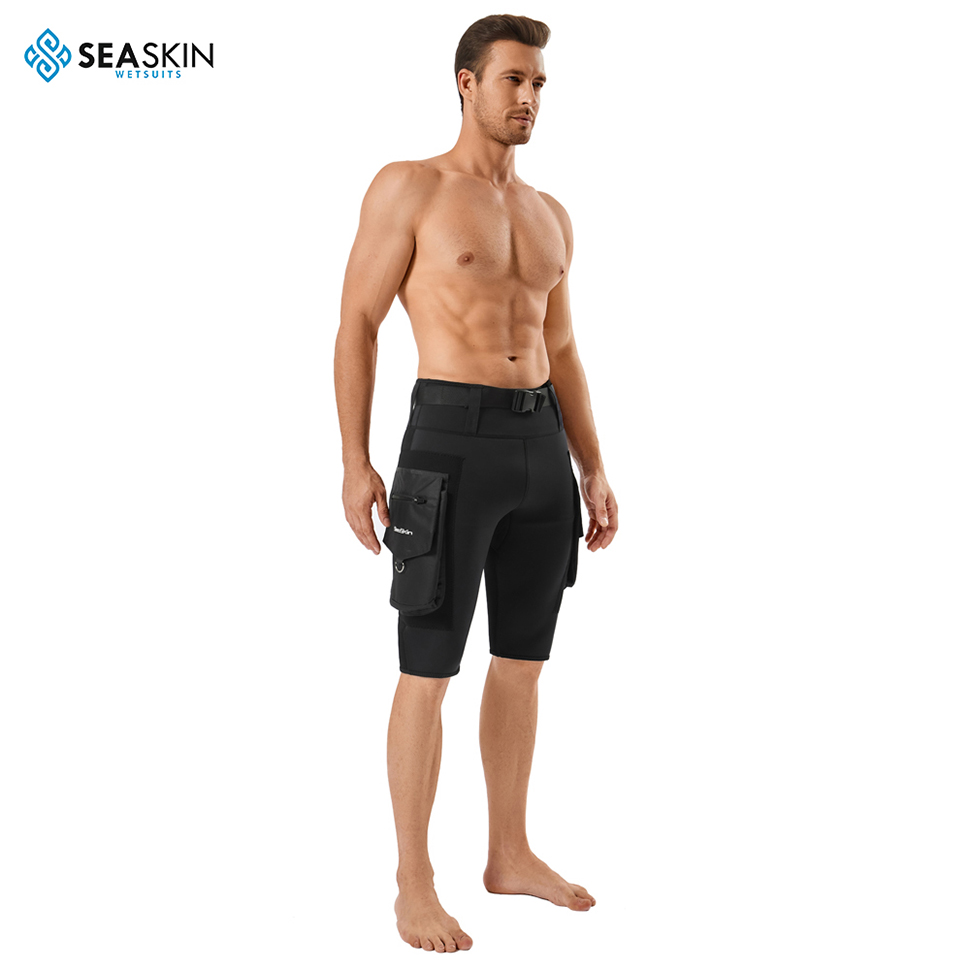 Seaskin 2mm Neoprene Surfing Shorts para homens