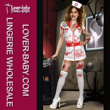 Naughty Nurse Cosplay Uniform Girls Woman Costume (L15153)